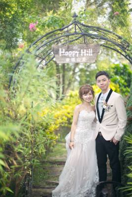幸福山丘｜戶外證婚｜憶起幸福｜BING木匠手作工坊｜新秘雨晴的婚禮