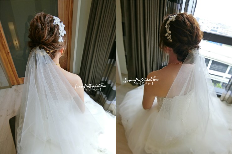 台北新秘推薦│新娘秘書｜新秘雨晴│新秘推薦│新娘秘書推薦｜新娘造型│低盤髮造型｜編髮造型│白紗禮服｜新娘結婚造型｜篷鬆線條髮型｜樂億皇家渡假酒店