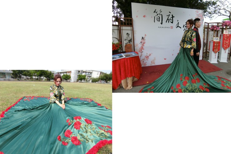 中式新娘禮服｜秀禾服造型｜龍鳳褂造型｜新娘文定造型｜自然妝感｜精緻眼妝｜新娘氣質妝感｜新娘妝容｜台北內湖南港新秘│新娘秘書｜嘉義新秘｜新秘雨晴│新秘推薦│新娘高盤髮造型│氣勢皇冠造型