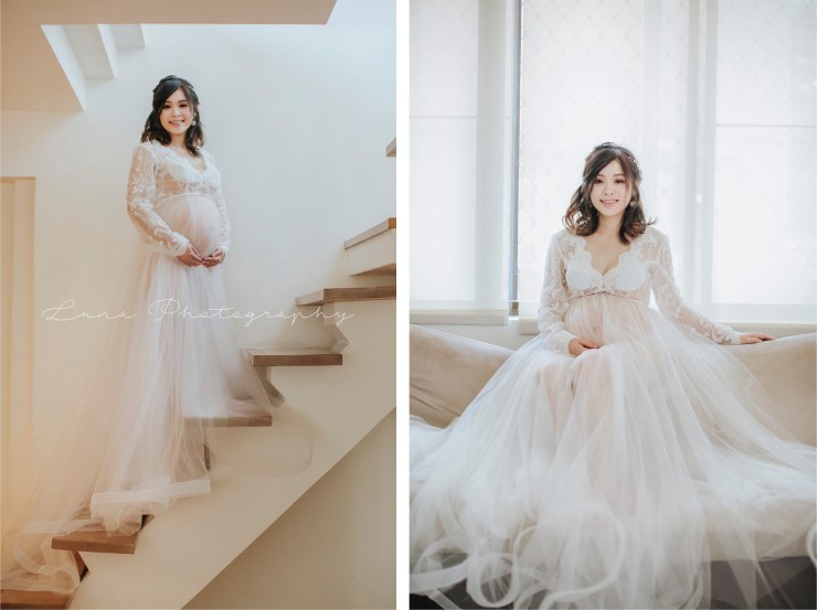 台北孕婦寫真｜台北內湖南港孕媽咪拍攝｜孕婦拍攝｜台北新秘推薦雨晴｜攝影師Luna｜LunaPhotography｜自然生活風孕婦｜唯美性感孕媽咪