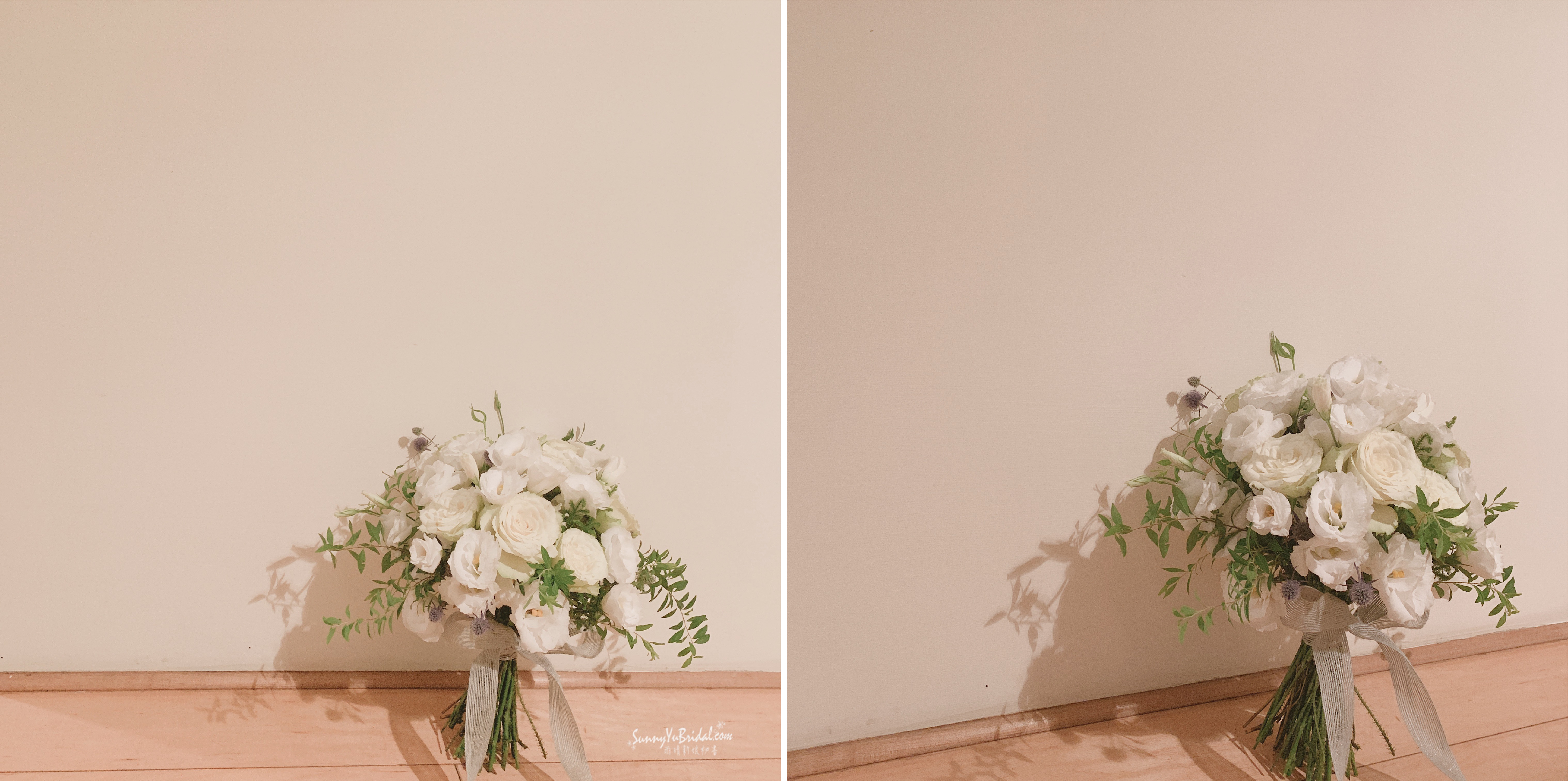 新娘捧花|新郎胸花|捧花訂製|鮮花捧花|台北新娘秘書推薦雨晴|台北南港內湖新秘推薦|手綁捧花|乾燥花|客製捧花|乾燥花胸花|自然系捧花|奔放捧花|玫瑰花桔梗尤加利葉薊花|白綠色捧花