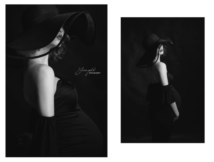 孕婦寫真｜妊辰紀錄｜台北孕媽咪寫真｜貳月婚紗｜台北新秘推薦｜孕婦創作照片｜台北新娘秘書雨晴｜YangKK婚禮人像攝影｜黑白藝術