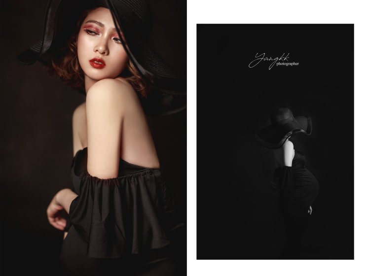 孕婦寫真｜妊辰紀錄｜台北孕媽咪寫真｜貳月婚紗｜台北新秘推薦｜孕婦創作照片｜台北新娘秘書雨晴｜YangKK婚禮人像攝影｜黑白藝術｜歐美妝感｜厭世紅唇