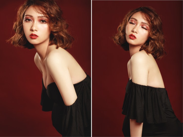 孕婦寫真｜妊辰紀錄｜台北孕媽咪寫真｜貳月婚紗｜台北新秘推薦｜孕婦創作照片｜台北新娘秘書雨晴｜YangKK婚禮人像攝影｜黑白藝術｜歐美妝感｜厭世紅唇｜閨蜜孕婦照｜創作妝髮｜金箔特殊妝