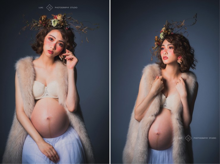 孕婦寫真｜妊辰紀錄｜台北孕媽咪寫真｜貳月婚紗｜台北新秘推薦｜孕婦創作照片｜台北新娘秘書雨晴｜哲攝攝影工作室｜森林系孕婦｜歐美妝感｜創作妝髮｜精緻眼妝