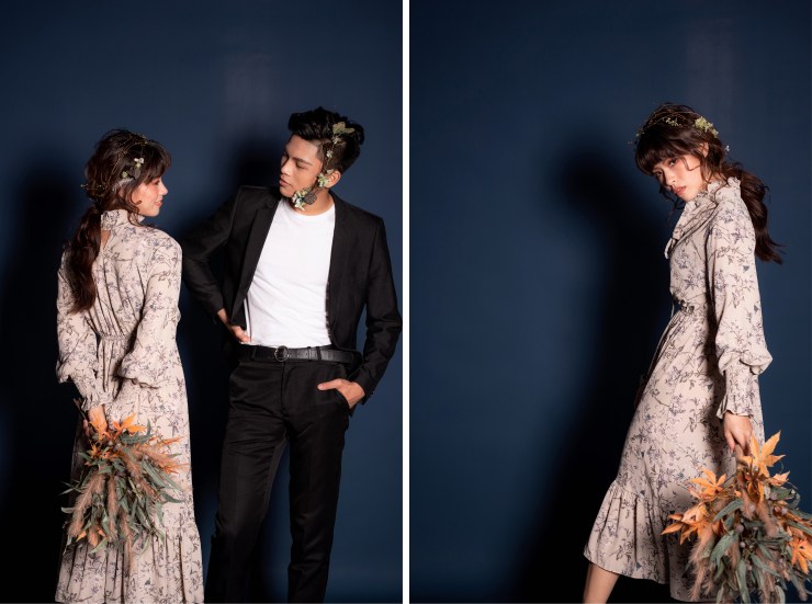 台北新秘推薦｜新娘秘書雨晴｜台北婚禮造型師推薦｜貳月婚紗推薦｜哲攝Luke攝影｜花藝造型｜時尚俐落個性雜誌拍攝風格｜新娘妝髮｜新娘時裝造型｜新娘新郎花藝造型｜｜空靈自信厭世妝感