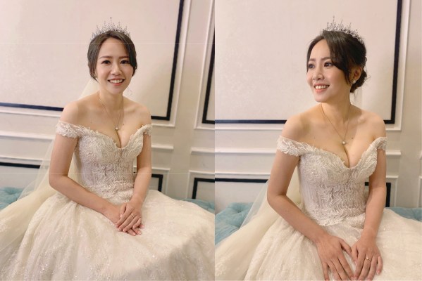 白紗造型｜盤髮造型｜新娘婚禮白紗造型｜新娘宴客婚紗造型｜圓眼眼妝｜皇冠飾品｜台北新娘秘書推薦雨晴｜新秘雨蒨｜台北新秘雨晴｜彭園八德館｜葉子婚禮攝影｜蘇菲雅婚紗｜自然清新妝感｜調整眼型｜眼妝｜小歐美妝感｜簡約妝感｜編髮造型