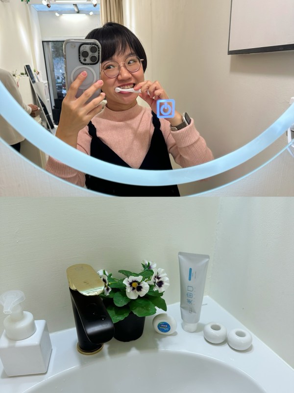 台北師大牙齒淨白推薦-白凝店內環境、溫和牙齒淨白過程-照光儀器